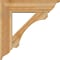 Ekena Millwork Legacy Traditional Rough Sawn Bracket w/ Offset Brace, Western Red Cedar, 8"W x 30"D x 30"H BKT0806X30X30LEC01RWR - alternate 3